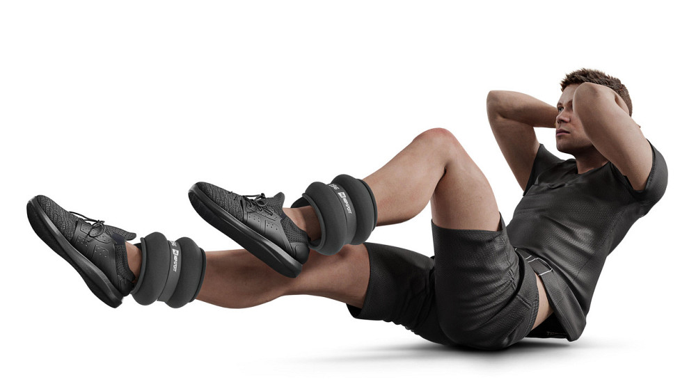 Обважнювачі для ніг та рук Hop-Sport HS-S003WB 2х1,5кг червоні Київ - фото 5