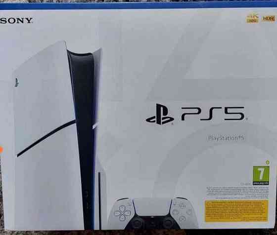 Приставка: SONY PlayStation 5 Slim Blu-Ray 1TB. Новая консоль Sony PlayStation 5 Slim Blu-Ray 1TB. В коробке з Киев