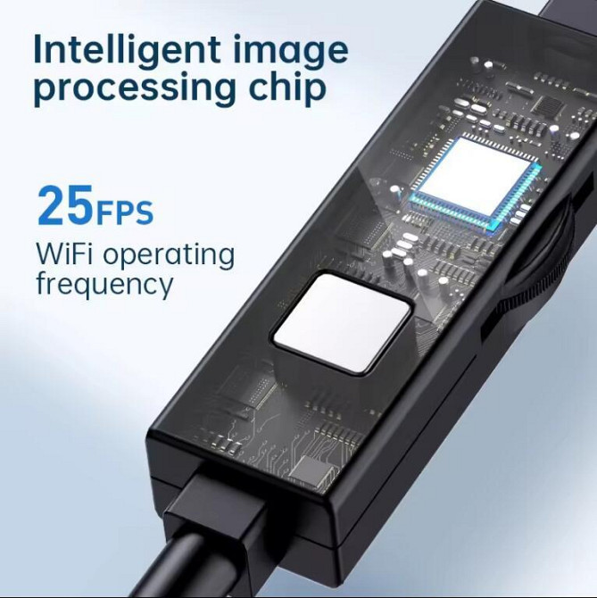 Wi-Fi эндоскоп с камерой 8мм, 10м кабель для Android/Windows Киев - изображение 3