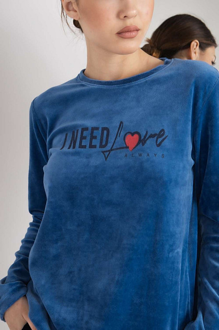 Костюм женский велюровый - I need love Nicolette 87089 S Киев - изображение 3