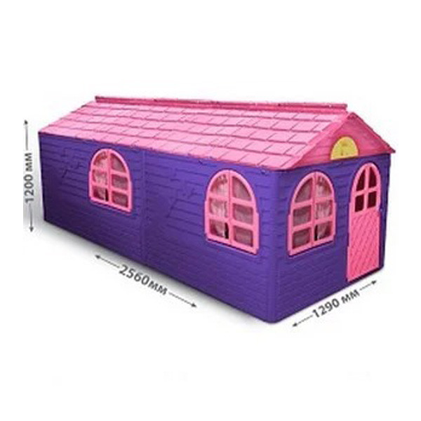 Дитячий ігровий пластиковий будиночок зі шторками Doloni великий для дітей Київ - фото 2