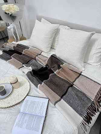 Vladi Плед Vladi 140x200 cм вовняний 70% Нова Зеландія коричневий Київ