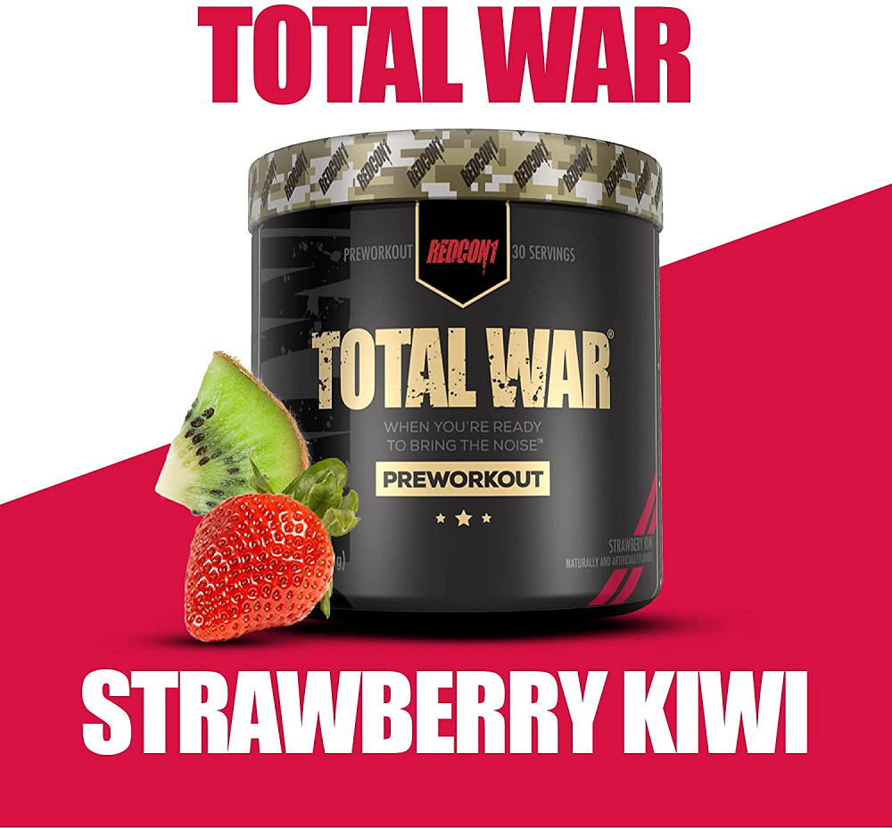 Предтренировочный комплекс Total War 435g (Strawberry Kiwi) Луцк - изображение 3