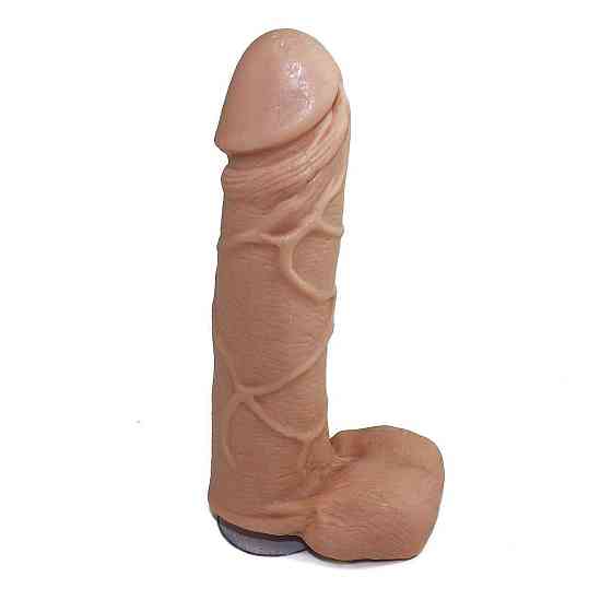 Крафтове мило-член із присоскою Чистий Кайф Brown size L, натуральне Sex Aura Київ