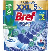 Туалетний блок Bref Кольорова вода Евкаліпт 5 х 50 г (9000101592368) Київ - фото 1