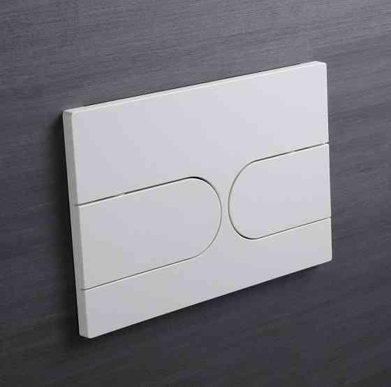 Панель змиву Koer KT-0604-03 240x160x10mm пластикова, кнопка закруглена   ( KR5322 ) 32383 Харьков