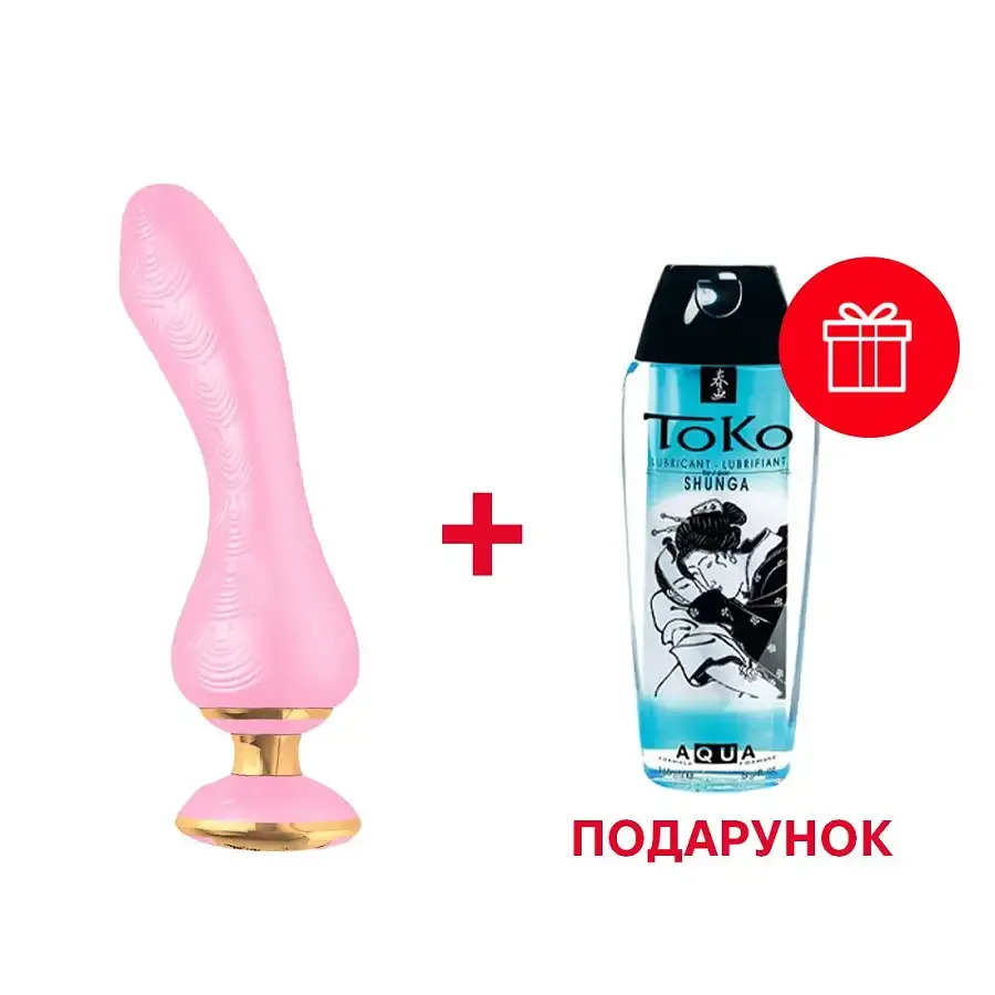 Вібратор для точки G Shunga Sanya Light Pink, гнучкий стовбур Львів - фото 1
