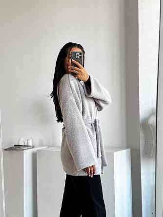 Жіночий теплий модний кардиган альпака Молочний, 46/48 Одеса