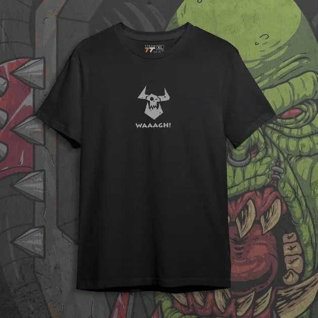 Футболка для підлітка хлопчика з принтом WarHammer 40K Waaagh! Розмір 160 Anime10763 Дніпро - фото 3