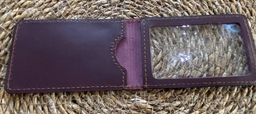 Універсальна обкладинка на службове посвідчення із натуральної шкіри Київ - фото 2