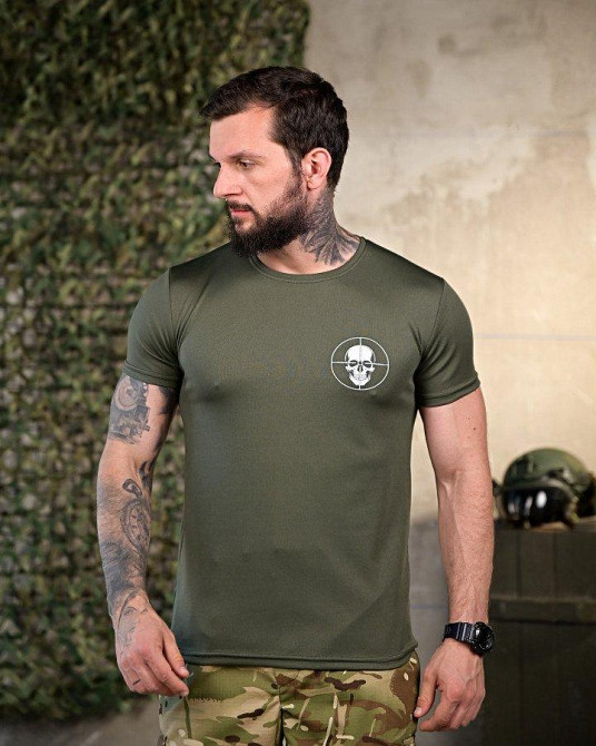 Тактическая потоотводящая футболка One Shot ПП4654 Одесса - изображение 2