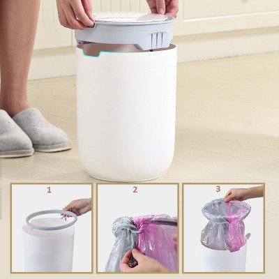 Контейнер для сміття JAH Waterproof Сенсорний Білий 8 л (20257) Вінниця - фото 5