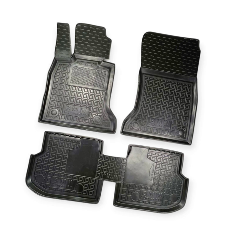 Килимки Бмв 5 f10 2010-2013 борт 2,5см, з перемичкою салону Мукачево - фото 1