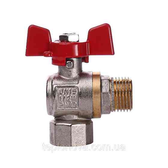 Кран кульовий кутовий PROFESSIONAL   1/2″ ЗВ КБ PN40 QP154 Чернівці