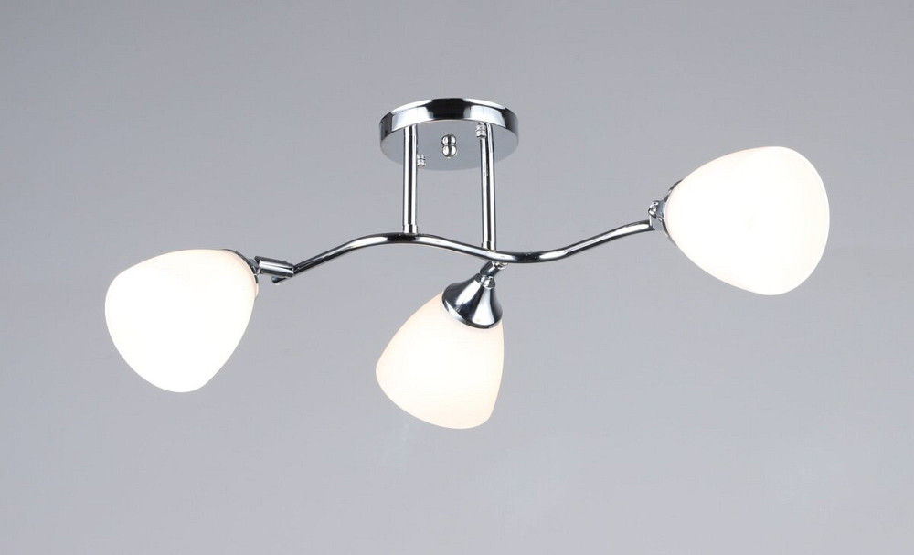 VALESO Люстра стельова на 3 плафони VALESO K2313/3, хромовий (E27) Киев - изображение 1