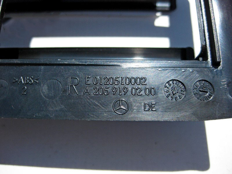 Mercedes-Benz  A2059190200 9051 Зовнішня передня кришка санки правого сидіння чорна C-Class W205 GLC X253 E-Class W213 C238 Одесса - изображение 3
