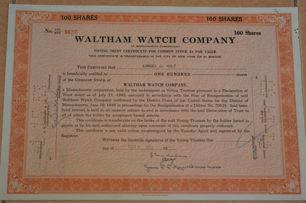 Акция. США. 1952 год №8627 (Б-5) Полтава - изображение 1