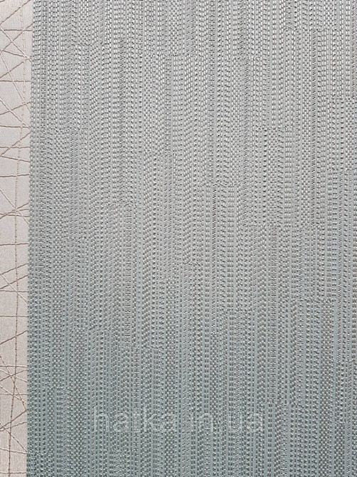 Шпалери вінілові на флізелін Sirpi Alta gamma Sempre 3 рогожка тонка структурна синя смужка з сріблом Київ - фото 1