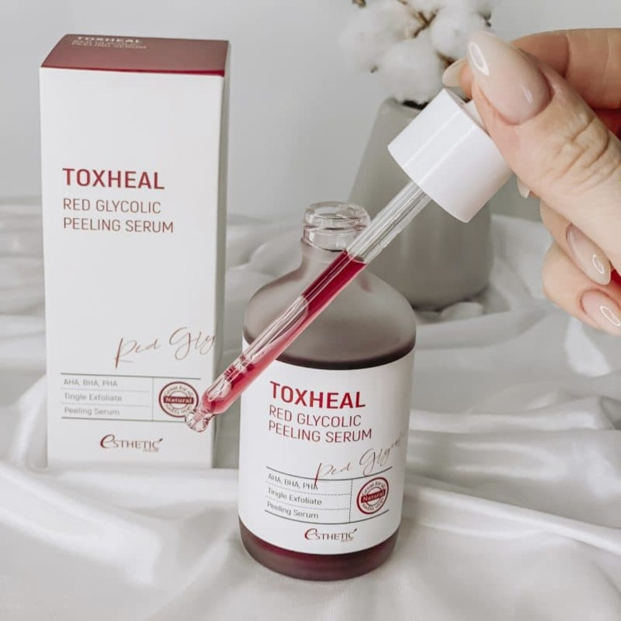 Пілінг-сироватка для обличчя Toxheal Red Glycolic Peeling Serum Esthetic House 100 мл Київ - фото 3