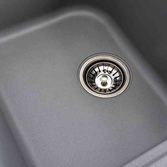 VALESO Гранітна мийка для кухні VALESO 7950 Equatoria матовий Сірий металік Коломыя