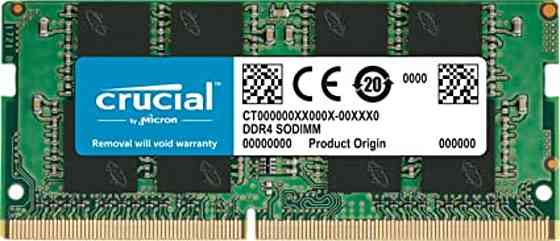 DDR4 Crucial 16GB 2400MHz CL17 SODIMM Киев
