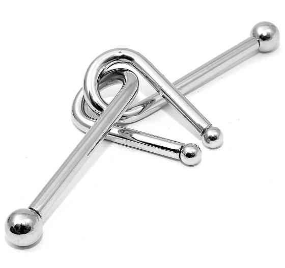 Головоломка IQ-тест, металева високого рівня складності Рівне