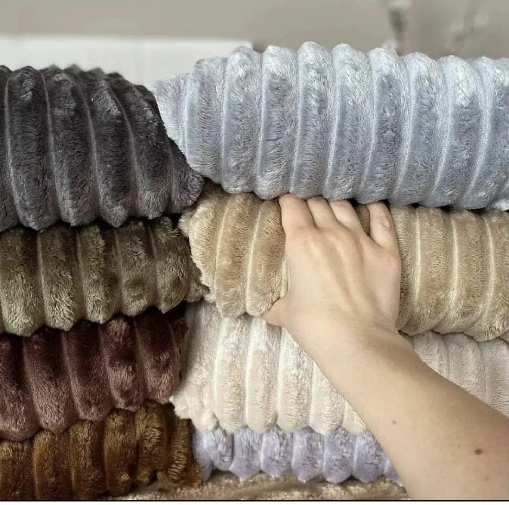 М’який плед-покривало Colorful Home 🛋️ 200×220 см— теплий, пухнастий, стильний дизайн Київ - фото 6