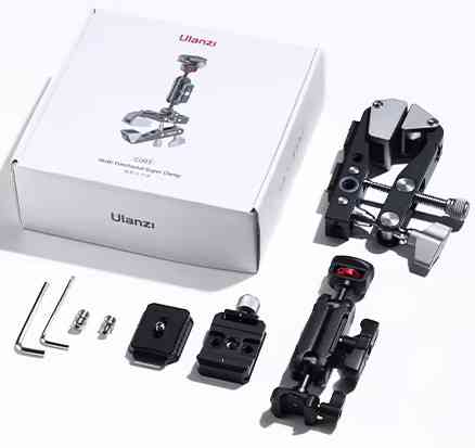 Краб Super Clamp із шарніром швидкознімний NATO Arca-Swis 110мм Ulanzi CU03 Київ