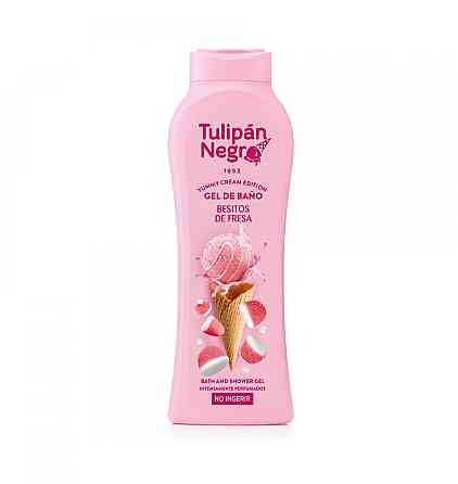 Гель для душа Yummy Cream Клубничный поцелуй Tulipan Negro 650 мл Киев