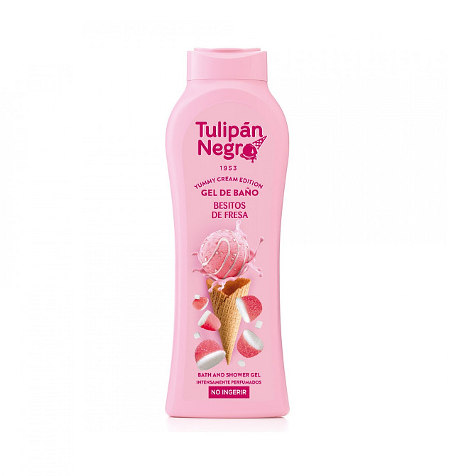 Гель для душа Yummy Cream Клубничный поцелуй Tulipan Negro 650 мл Киев - изображение 1