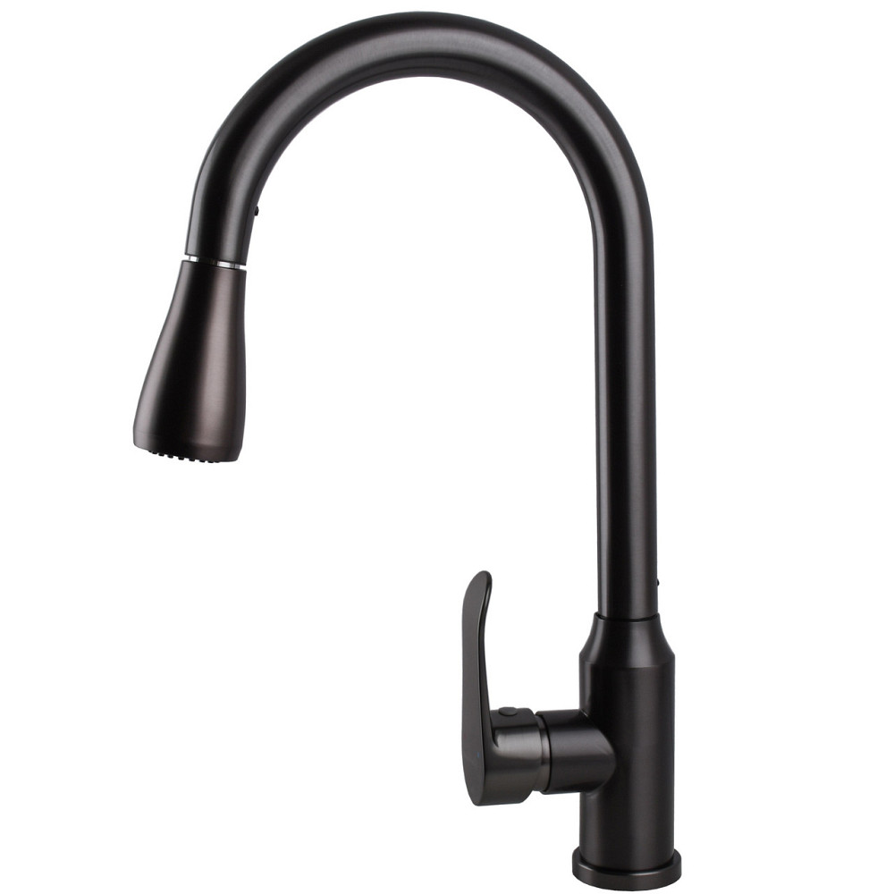 Змішувач для кухні EcoMIX Stella STL-2031-GP Київ - фото 3