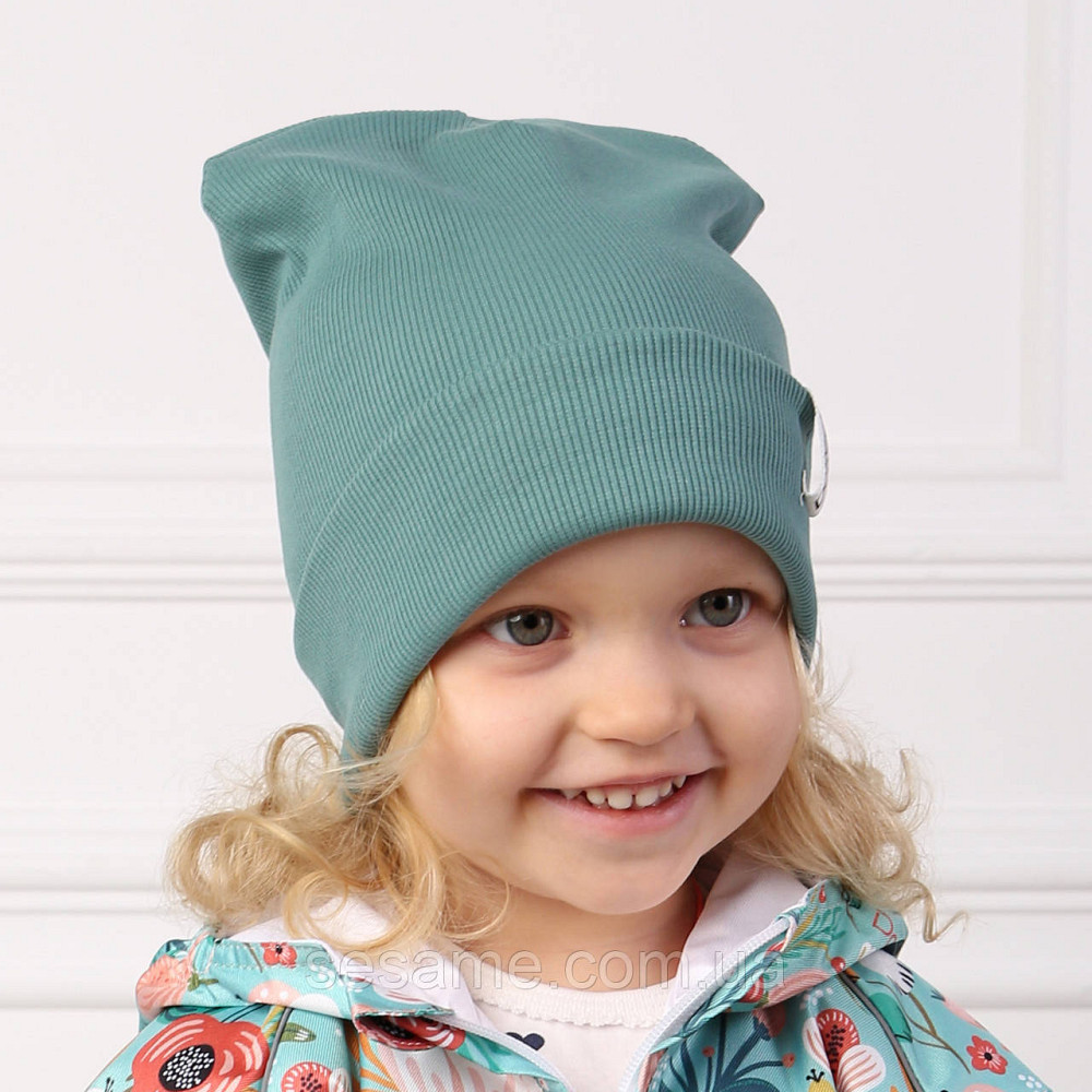 Дитяча Шапка Демісезонна М'ята 44-48 Харків - фото 2
