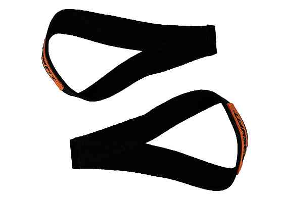 Лямки атлетичні EasyFit Delta для станової тяги чорні Коломия