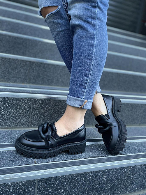 Olli Туфлі жіночі OLLI T-245-Астра чорні (весна-осінь, шкіра натуральна) (4771) лише 39р. Коломия - фото 8