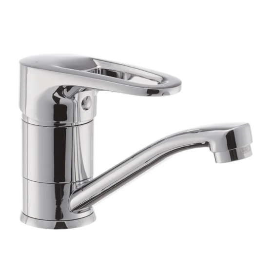 Змішувач для умивальника Haiba Opus 004 з виливом 15 см (HB0330) Харків