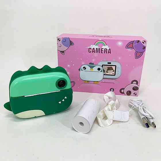 Фотопринтер дитячий, Миттєвий друк знімків, Дитячий миттєвий фотоапарат, Фотоапарат для маленьких дітей GP-56 Івано-Франківськ