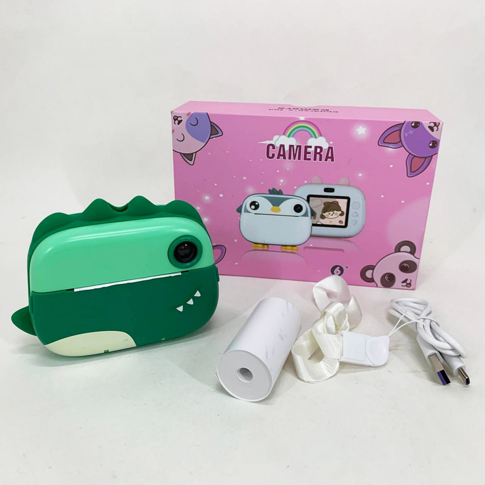 Фотопринтер дитячий, Миттєвий друк знімків, Дитячий миттєвий фотоапарат, Фотоапарат для маленьких дітей GP-56 Івано-Франківськ - фото 5