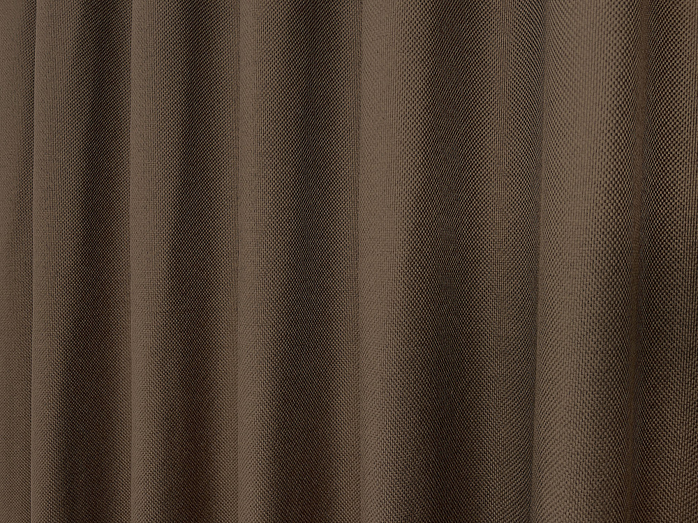 Комплект штор VR-Textil Льон Мішковина 100х270 2шт і Тюль 300х270 277ш-1843т Коричневий з молочним 71-187/1 Київ - фото 7