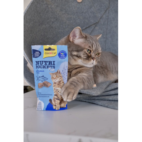 Лакомство Nutri Pockets для кошек Рыбные Тунец 60г Киев - изображение 8