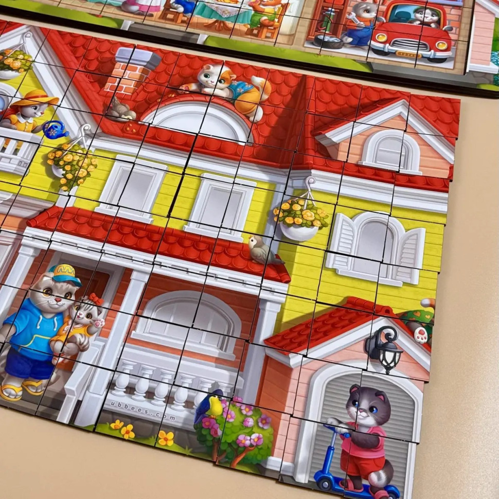 Деревянный пазл-вкладыш 