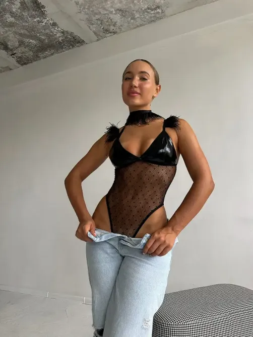 Боді з пір’ям D&A XS/S Львів - фото 1