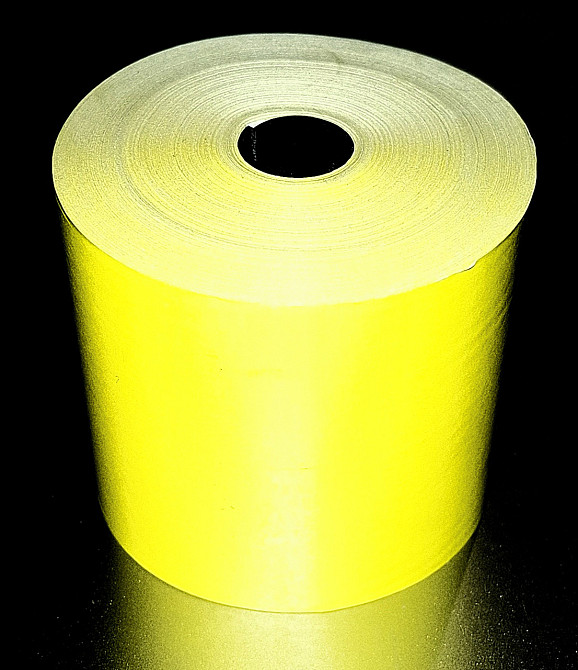 Кассовая лента термо 57 мм 60 метров желтая Павлоград - изображение 1