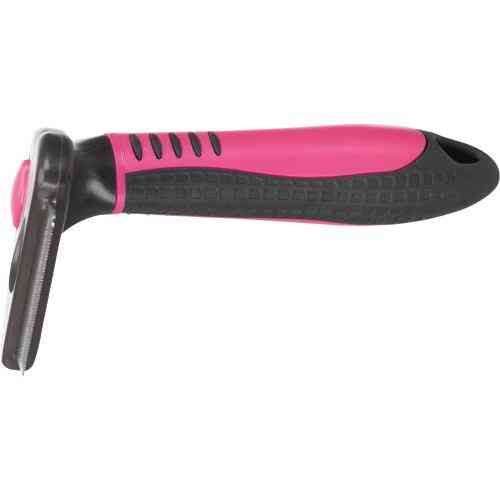 Расческа-тример Trixie для собак для удаления подшерстка розовый 7 см/15 см Киев