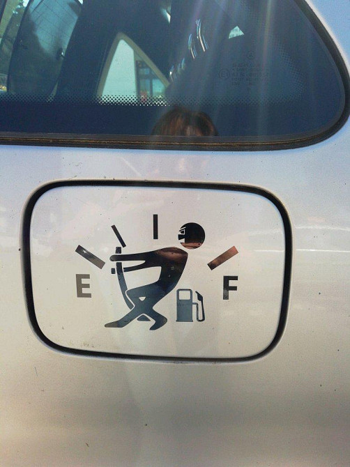 Наклейка на авто На бак Чорна Київ - фото 8