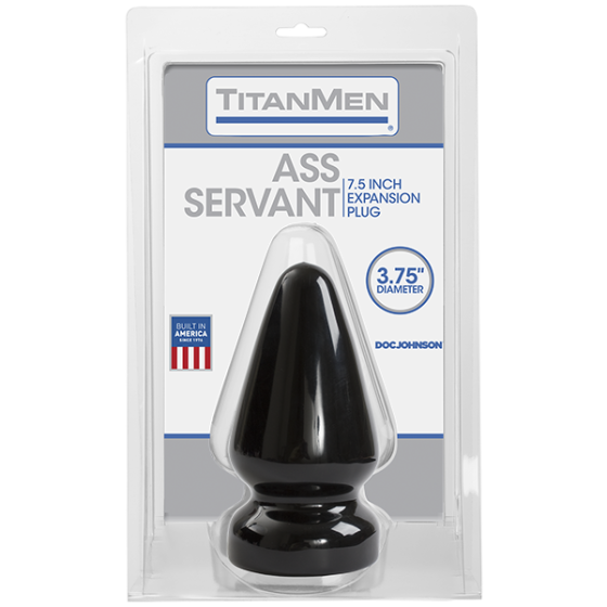 Пробка для фистинга Doc Johnson Titanmen Tools - Butt Plug 3.75 Inch Ass Servant, диаметр 9,4см Sex Aura Киев