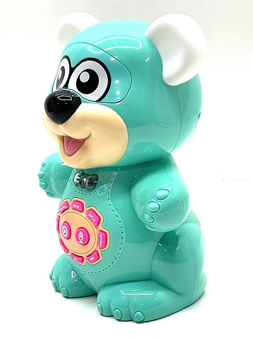 Музична іграшка Limo Toy Балакуче звірятко Ведмедик розповідає вірші та казки Бірюзовий (FT 0043AB) Чернигов - изображение 2