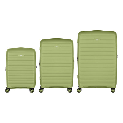 Набор чемоданов 2E Aero (L+M+S), оливково-зелені (2E-SPP-AERO-SET3-MG) Вінниця - фото 9