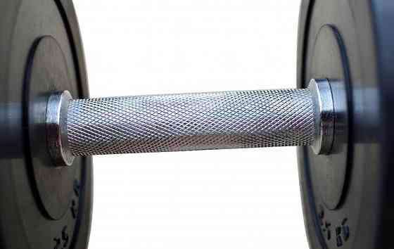 Гантель обгумована набірна Одна на 16 кг Гантелі, гирі, штанги та диски металеві Київ