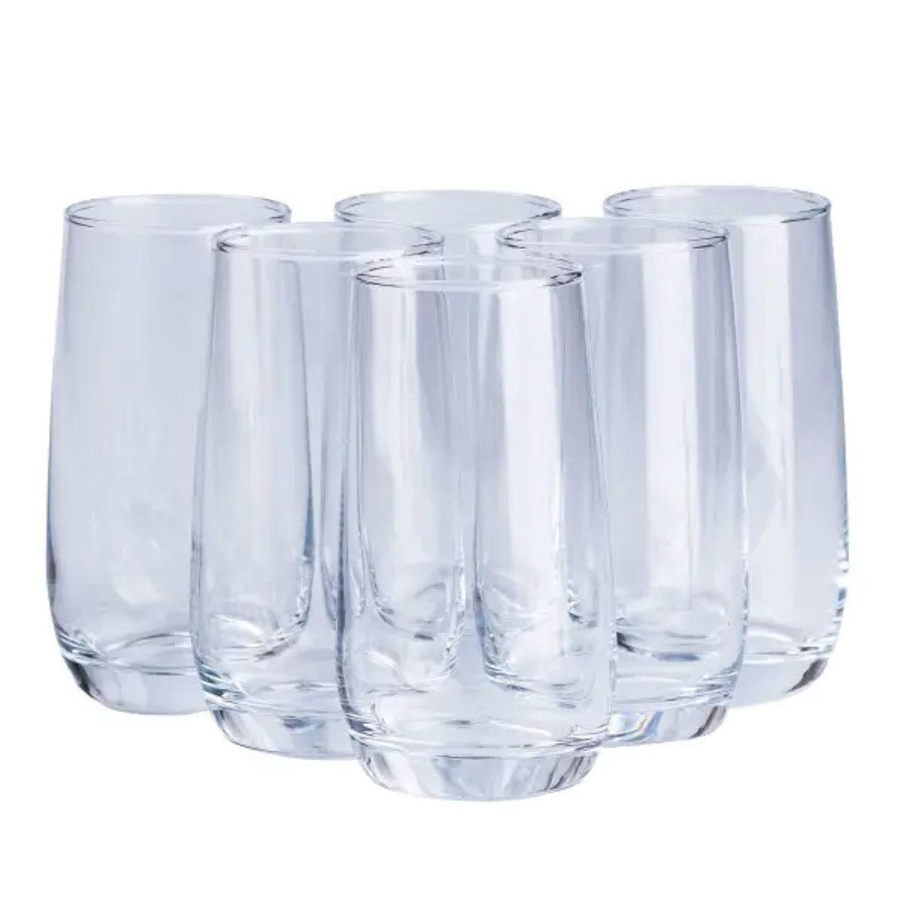 Набір склянок 6 штук по 360 мл прозорий HP557 Київ - фото 3