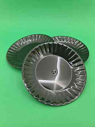 Тарілка 205 мм склоподібна, чорна, 10 шт/уп Харків